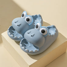 Load image into Gallery viewer, Kids Dinosaur Slippers Wholesale Summer Cartoon Parent Child Outdoor Home EVA Sandals Women Men Kids Cute Slippers Baby Shoes