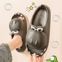 Load image into Gallery viewer, Kids Dinosaur Slippers Wholesale Summer Cartoon Parent Child Outdoor Home EVA Sandals Women Men Kids Cute Slippers Baby Shoes