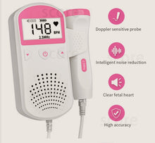 Load image into Gallery viewer, Fetal Heart Rate Monitor Home Pregnancy Baby Fetal Sound Heart Rate Detector