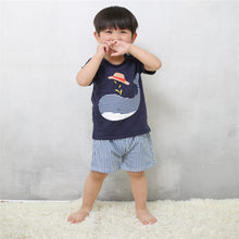 Load image into Gallery viewer, Cartoon Clothing Baby Boy Summer Clothes T-shirt Baby Girl Casual Clothing Sets