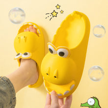 Load image into Gallery viewer, Kids Dinosaur Slippers Wholesale Summer Cartoon Parent Child Outdoor Home EVA Sandals Women Men Kids Cute Slippers Baby Shoes