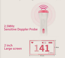 Load image into Gallery viewer, Fetal Heart Rate Monitor Home Pregnancy Baby Fetal Sound Heart Rate Detector