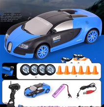 Load image into Gallery viewer, 2.4G Drift Rc Car 4WD RC Drift Car Toy Remote Control GTR Model AE86 Vehicle Car RC Racing Car Toy For Children Christmas Gifts
