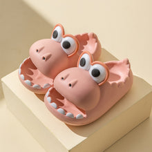 Load image into Gallery viewer, Kids Dinosaur Slippers Wholesale Summer Cartoon Parent Child Outdoor Home EVA Sandals Women Men Kids Cute Slippers Baby Shoes