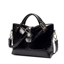 Load image into Gallery viewer, Women Oil Wax Leather Designer Handbags High Quality Shoulder Bags Ladies Handbags Fashion brand PU leather women bags WLHB1398-EthioTELL