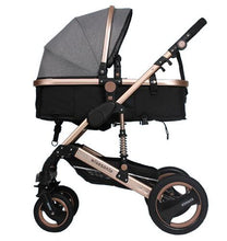 Load image into Gallery viewer, Wisesonle baby stroller 2 in 1 stroller lying or dampening folding light weight two-sided child four seasons Russia free shippin-EthioTELL