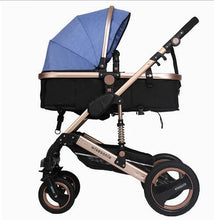 Load image into Gallery viewer, Wisesonle baby stroller 2 in 1 stroller lying or dampening folding light weight two-sided child four seasons Russia free shippin-EthioTELL