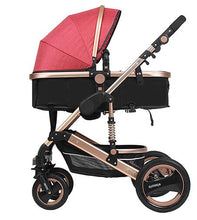 Load image into Gallery viewer, Wisesonle baby stroller 2 in 1 stroller lying or dampening folding light weight two-sided child four seasons Russia free shippin-EthioTELL
