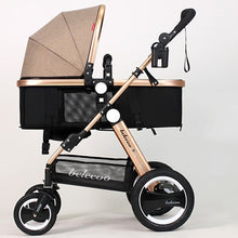 Load image into Gallery viewer, Wisesonle baby stroller 2 in 1 stroller lying or dampening folding light weight two-sided child four seasons Russia free shippin-EthioTELL