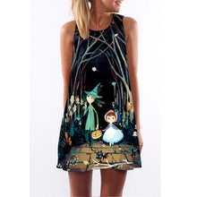 Load image into Gallery viewer, Women New Arrival Rose Print Sleeveless Summer Dress.-Women's Clothing-EthioTELL