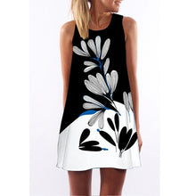 Load image into Gallery viewer, Women New Arrival Rose Print Sleeveless Summer Dress.-Women's Clothing-EthioTELL