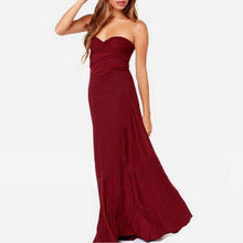 Load image into Gallery viewer, Sexy Long Dress Bridesmaid Formal Multi Way Wrap Convertible Infinity Maxi Dress Navy Blue Hollow Out Party Bandage Vestidos-EthioTELL