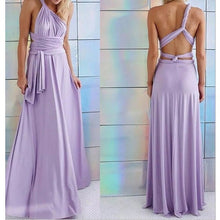 Load image into Gallery viewer, Sexy Long Dress Bridesmaid Formal Multi Way Wrap Convertible Infinity Maxi Dress Navy Blue Hollow Out Party Bandage Vestidos-EthioTELL