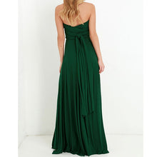 Load image into Gallery viewer, Sexy Long Dress Bridesmaid Formal Multi Way Wrap Convertible Infinity Maxi Dress Navy Blue Hollow Out Party Bandage Vestidos-EthioTELL