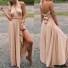 Load image into Gallery viewer, Sexy Long Dress Bridesmaid Formal Multi Way Wrap Convertible Infinity Maxi Dress Navy Blue Hollow Out Party Bandage Vestidos-EthioTELL