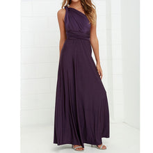 Load image into Gallery viewer, Sexy Long Dress Bridesmaid Formal Multi Way Wrap Convertible Infinity Maxi Dress Navy Blue Hollow Out Party Bandage Vestidos-EthioTELL