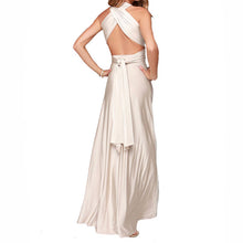 Load image into Gallery viewer, Sexy Long Dress Bridesmaid Formal Multi Way Wrap Convertible Infinity Maxi Dress Navy Blue Hollow Out Party Bandage Vestidos-EthioTELL