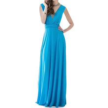 Load image into Gallery viewer, Sexy Long Dress Bridesmaid Formal Multi Way Wrap Convertible Infinity Maxi Dress Navy Blue Hollow Out Party Bandage Vestidos-EthioTELL