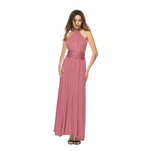 Load image into Gallery viewer, Sexy Long Dress Bridesmaid Formal Multi Way Wrap Convertible Infinity Maxi Dress Navy Blue Hollow Out Party Bandage Vestidos-EthioTELL