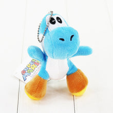 Load image into Gallery viewer, Super Mario Bros Yoshi Stuffed Plush Toys With Keychain Pendant-EthioTELL
