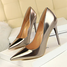 Load image into Gallery viewer, New Leather Pumps Fashion WomenHigh Heels Wedding, party Shoes-Women's Clothing-EthioTELL