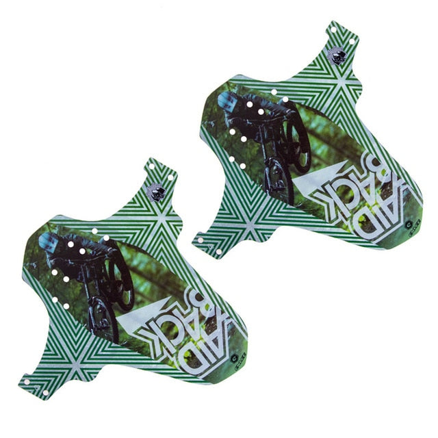 Richbit 2 Pcs Road Bike Fender Mountain Bicycle Fender Front Rear Mudguard Road Cycling Mountain Front+Rear MTB Fender 2 pcs-EthioTELL