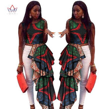 Load image into Gallery viewer, New Africa Long Top for Women Dashiki Plus Size Sleeveless Africa Clothing Bazin Riche Ankara Casual Women Top WY430-EthioTELL