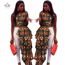 Load image into Gallery viewer, New Africa Long Top for Women Dashiki Plus Size Sleeveless Africa Clothing Bazin Riche Ankara Casual Women Top WY430-EthioTELL