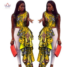 Load image into Gallery viewer, New Africa Long Top for Women Dashiki Plus Size Sleeveless Africa Clothing Bazin Riche Ankara Casual Women Top WY430-EthioTELL