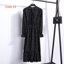 Load image into Gallery viewer, Women's High Elastic Waist Full Sleeve Flower Print Dress-EthioTELL