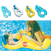Load image into Gallery viewer, Mother Child Inflatable Ring Swimming Circle Baby Float Double Swimming Pool Accessories Inflatable Wheels Swimtrainer Circles-EthioTELL