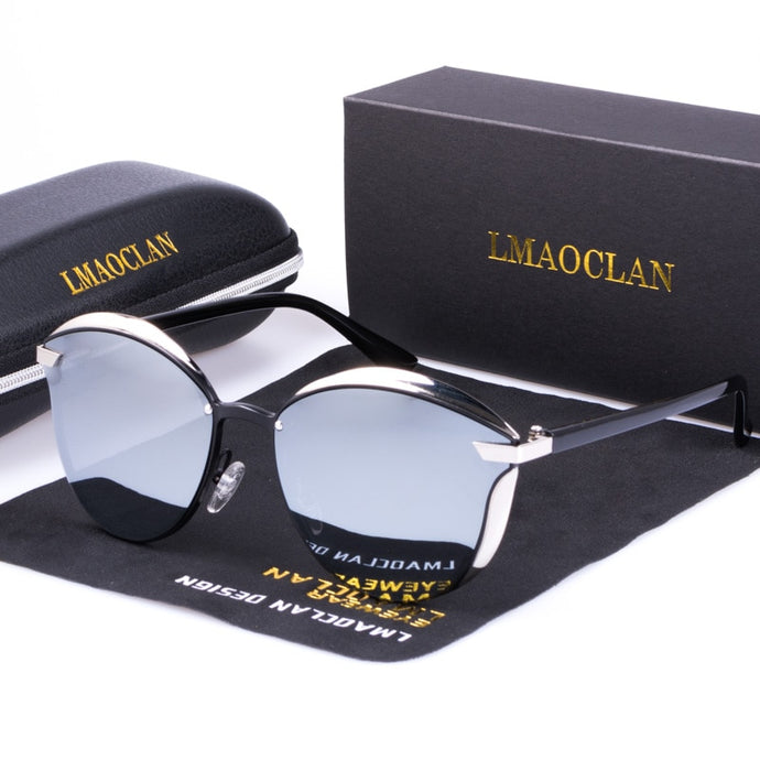Women's Cat Eyes Polarized Sunglasses Vintag Designer.-Jewelry & Watches-EthioTELL