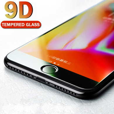 9D Protective Glass for iPhone 7 8 Xr Xs Xs Max Tempered Glass-Accessories-EthioTELL