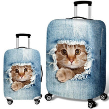 Load image into Gallery viewer, TLDGAGAS Stretch Fabric Cute Cat Luggage Protective Cover Suit 18-32 Inch Trolley Suitcase Case Covers Travel Accessories-EthioTELL