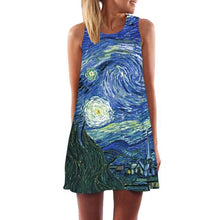 Load image into Gallery viewer, Women New Arrival Rose Print Sleeveless Summer Dress.-Women's Clothing-EthioTELL