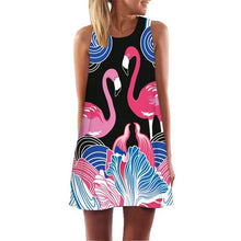 Load image into Gallery viewer, Women New Arrival Rose Print Sleeveless Summer Dress.-Women's Clothing-EthioTELL