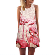 Load image into Gallery viewer, Women New Arrival Rose Print Sleeveless Summer Dress.-Women's Clothing-EthioTELL