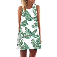 Load image into Gallery viewer, Women New Arrival Rose Print Sleeveless Summer Dress.-Women's Clothing-EthioTELL