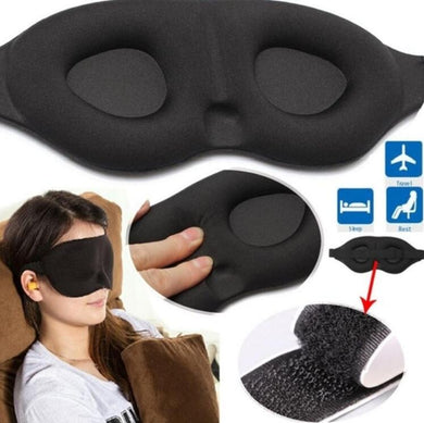 3D Sleeping eye mask Travel Rest Aid Patch Paded Soft Blindfold Eye.-EthioTELL