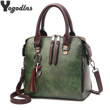 Load image into Gallery viewer, Vintage PU Leather Ladies HandBags TotesTassel Designer Crossbody Hot Sale.-EthioTELL