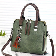 Load image into Gallery viewer, Vintage PU Leather Ladies HandBags TotesTassel Designer Crossbody Hot Sale.-EthioTELL