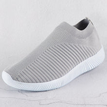 Load image into Gallery viewer, Women Sneakers Female Knitted Vulcanized Shoes Casual Slip On Ladies Flat Shoe Mesh Trainers Soft Walking Footwear Zapatos Mujer-EthioTELL