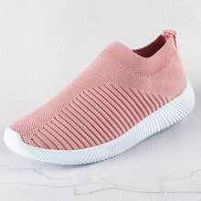 Load image into Gallery viewer, Women Sneakers Female Knitted Vulcanized Shoes Casual Slip On Ladies Flat Shoe Mesh Trainers Soft Walking Footwear Zapatos Mujer-EthioTELL
