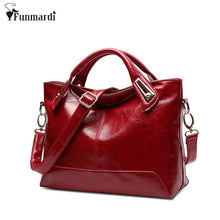 Load image into Gallery viewer, Women Oil Wax Leather Designer Handbags High Quality Shoulder Bags Ladies Handbags Fashion brand PU leather women bags WLHB1398-EthioTELL