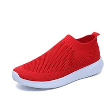 Load image into Gallery viewer, Women Sneakers Female Knitted Vulcanized Shoes Casual Slip On Ladies Flat Shoe Mesh Trainers Soft Walking Footwear Zapatos Mujer-EthioTELL