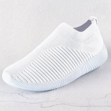 Load image into Gallery viewer, Women Sneakers Female Knitted Vulcanized Shoes Casual Slip On Ladies Flat Shoe Mesh Trainers Soft Walking Footwear Zapatos Mujer-EthioTELL