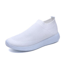 Load image into Gallery viewer, Women Sneakers Female Knitted Vulcanized Shoes Casual Slip On Ladies Flat Shoe Mesh Trainers Soft Walking Footwear Zapatos Mujer-EthioTELL