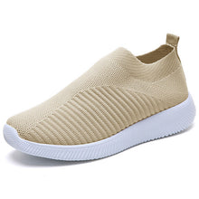 Load image into Gallery viewer, Women Sneakers Female Knitted Vulcanized Shoes Casual Slip On Ladies Flat Shoe Mesh Trainers Soft Walking Footwear Zapatos Mujer-EthioTELL