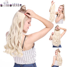 Load image into Gallery viewer, 20 inch Invisible Wire No Clip One Piece Hair natural.-Women&#39;s Clothing-EthioTELL