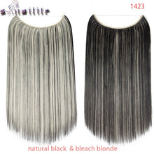 Load image into Gallery viewer, 20 inch Invisible Wire No Clip One Piece Hair natural.-Women&#39;s Clothing-EthioTELL
